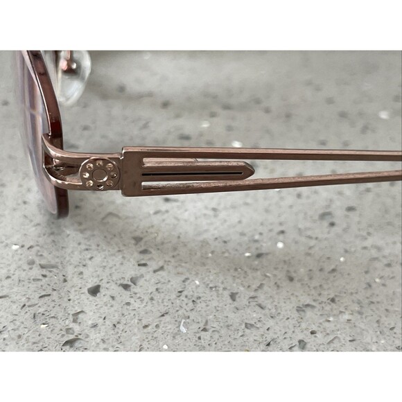 Rembrandt American Eyeglasses Frames ONLY Greta 54-18-140 Cognac full rim - Picture 4 of 11